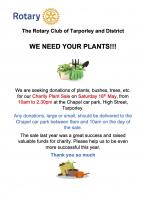 Garden Plant Sale Appeal