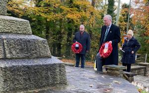 Subdued event at War Memorial on Remembrance Sunday