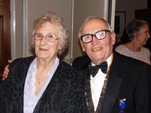 President Peter Calvert and Shirley