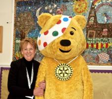 Pudsey Bear at St Mary's