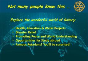 A look at the wider world of Rotary