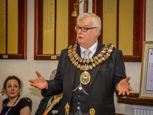 The Mayor of Stockport.