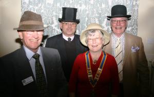 8pm Business & Malcolm Davies, speaking on 'Hats' - Partners Evening