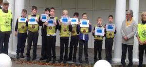 Some of the new Club display their Certificates.
