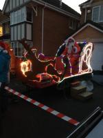 Spreading a bit of Joy - Santa in Birdwell!
