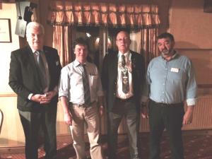 District Governor Chris Summer together with Assistant Treasurer Gwyrfai, Secretary Gareth and  President Elect Gwynfor.