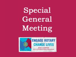 Special General Meeting