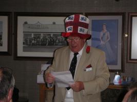 PP Dave Cooksey proposes the toast to St George and England