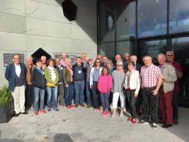 Rotarians from Abergavenny and Tournon visiting the Royal Mint in Llantrisant
