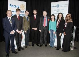 District Final of the Young Interviewer Competition with Lord Murphy