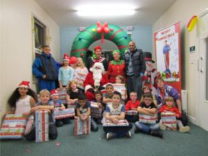Christmas party for local children