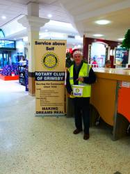 Collecting at shops and the supermarket.