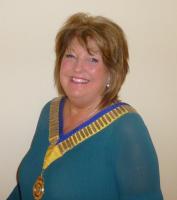Edith Sterrick, President of the Rotary Club of Prestwick 