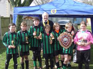 Winning 4-1 in the final, Fairfield D soccer team.