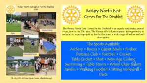 Rotary North East Games for the Disabled