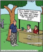 golf cartoon