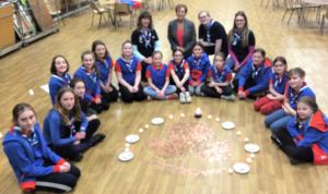 Visit of Lynn Gee to 3rd Thelwall Guides