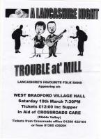 CrossRoads Care: A Lancashire Night at West Bradford Village Hall