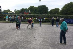Boules being played at Handcross