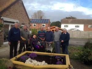 Rotarians Gardening at the Mencap Home in Waltham