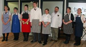 Our Club round of the Rotary Young Chef Competition held at Deans Community High School 