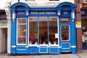 The iamge shows Pots and Pieces at the High street, Ross