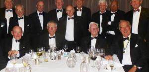 Past President Gordon (seated, second from the left) surrounded by other past presidents