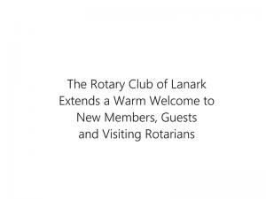 Welcome to the Rotary Club