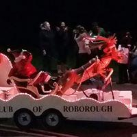 Santa and the Roborough Rotary Sleigh