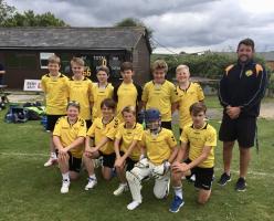 Wadebridge School's Under-13 cricket team