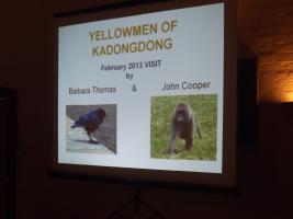 Meeting with Partners, 6.45pm for 7.15pm; The Yellowmen of Kadongdong