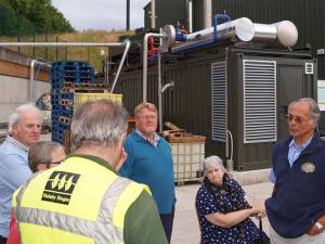 Our vist to the biodigester on July 8th 