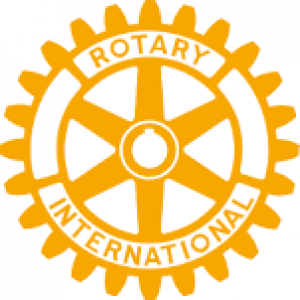 Richard Rowe and Sale Rotary Club president, John Taylor.