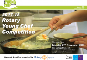 Our local heat of the Young Chef competition takes place on 27th November at City College Plymouth.