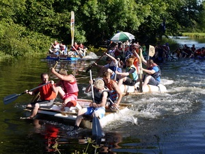 2015 Lostwithiel Carnival Raft Race