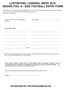 2015 Lostwithiel Carnival Senior Football Entry Form