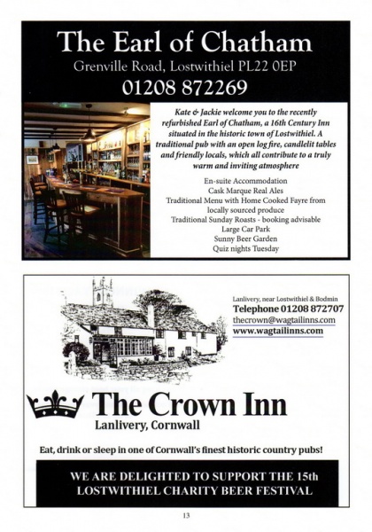 2019 Beer Festival Programme Page 13