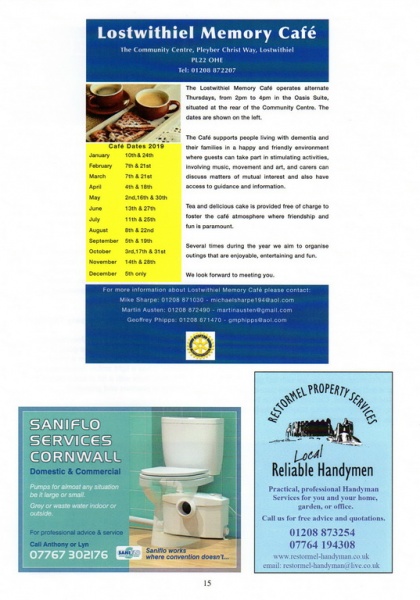 2019 Beer Festival Programme Page 15