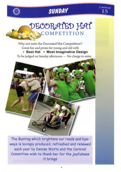 2015 Lostwithiel Carnival Programme