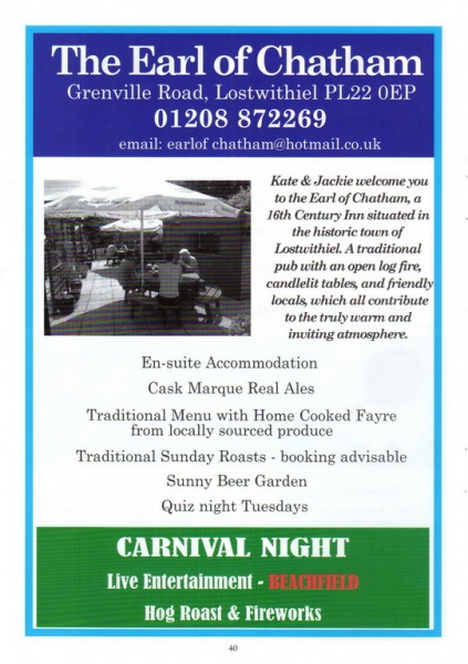 2015 Lostwithiel Carnival Programme