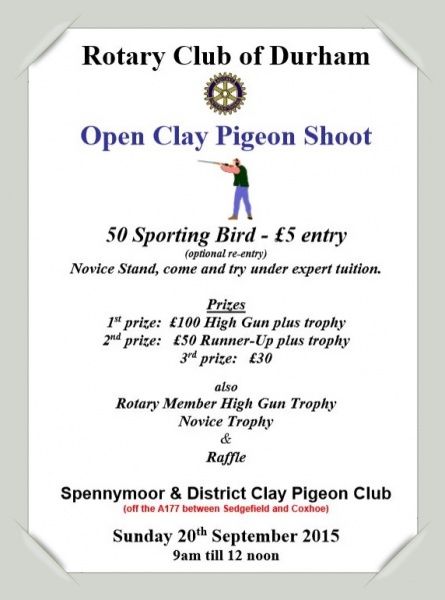 Clay Pigeon Shoot Poster