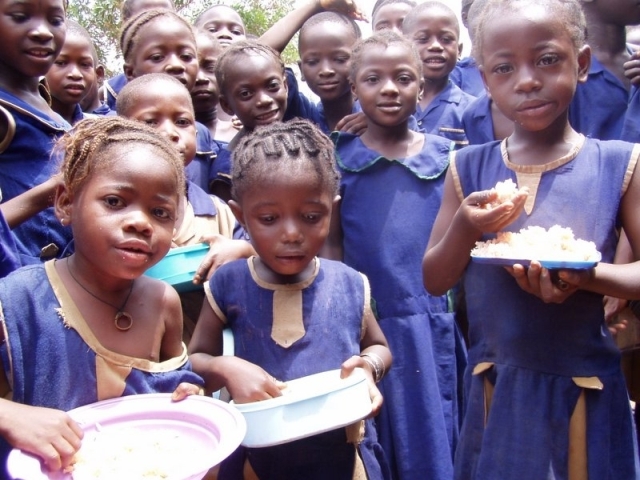 Children at the orphanage