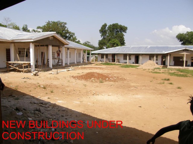 New buildings under construction