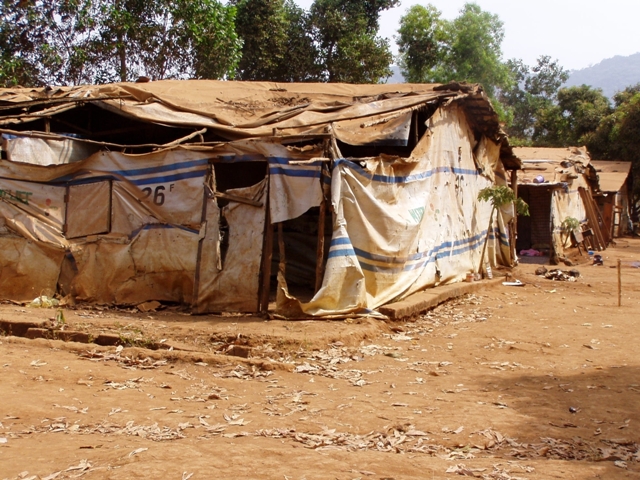 The old tented village