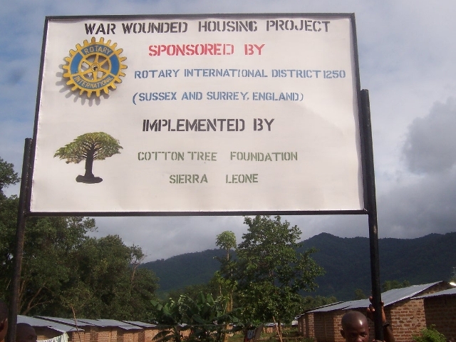 Entrance to the village