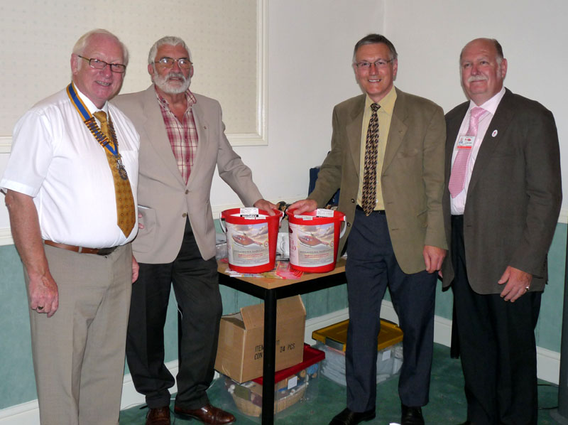 President Bob with Bob Eaton and Alan