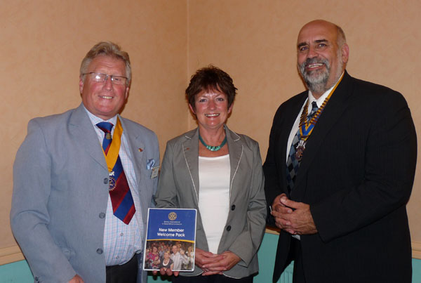 Terry Garbett, Elaine and President Dave