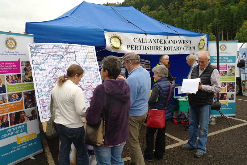 Visitors Taking Part In The Treasure Map Competition