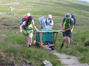 Pushing the Shelterbox