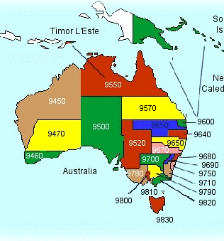 Districts in Australia